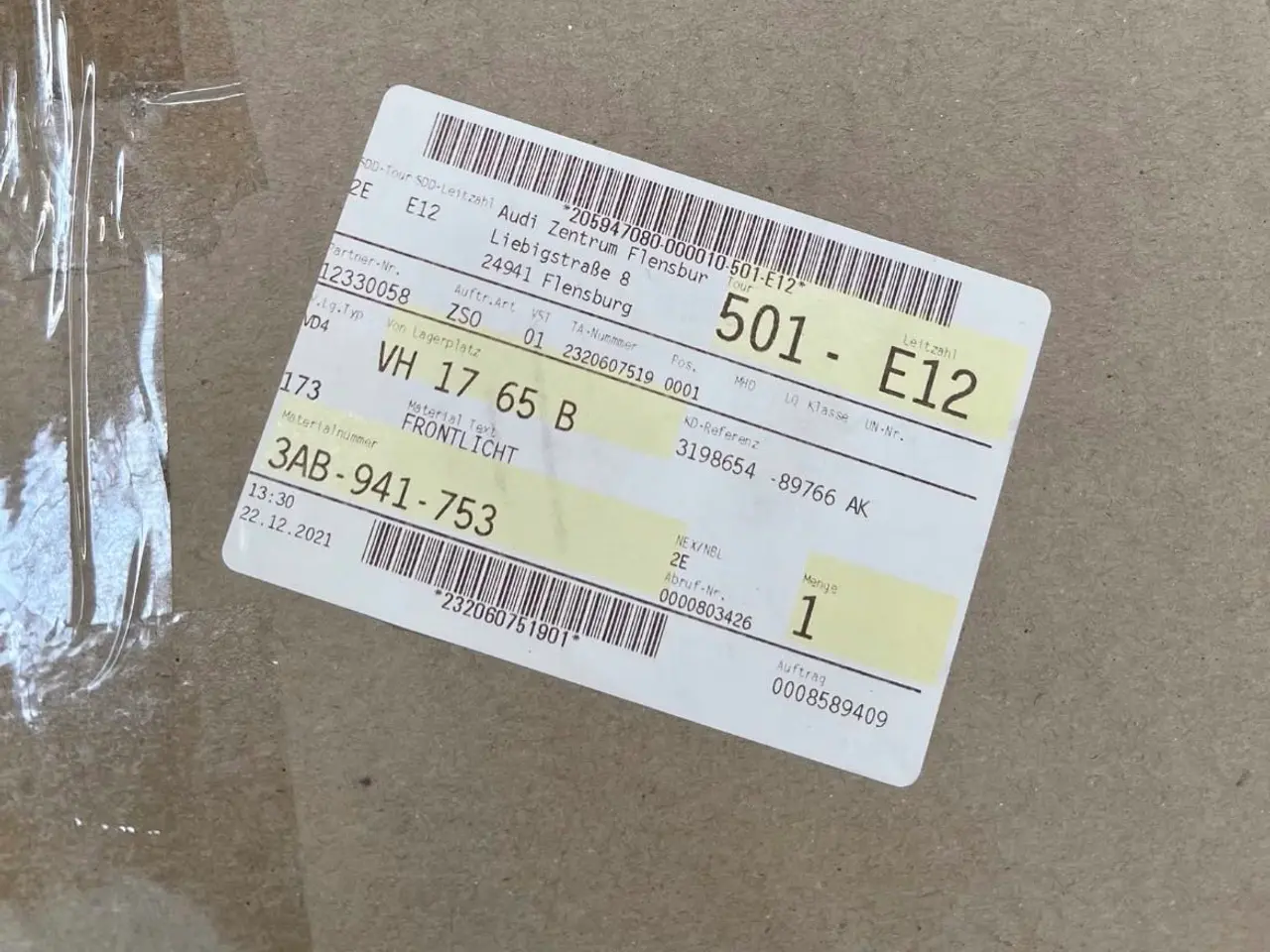Billede 2 - Original Forlygte VW Passat
