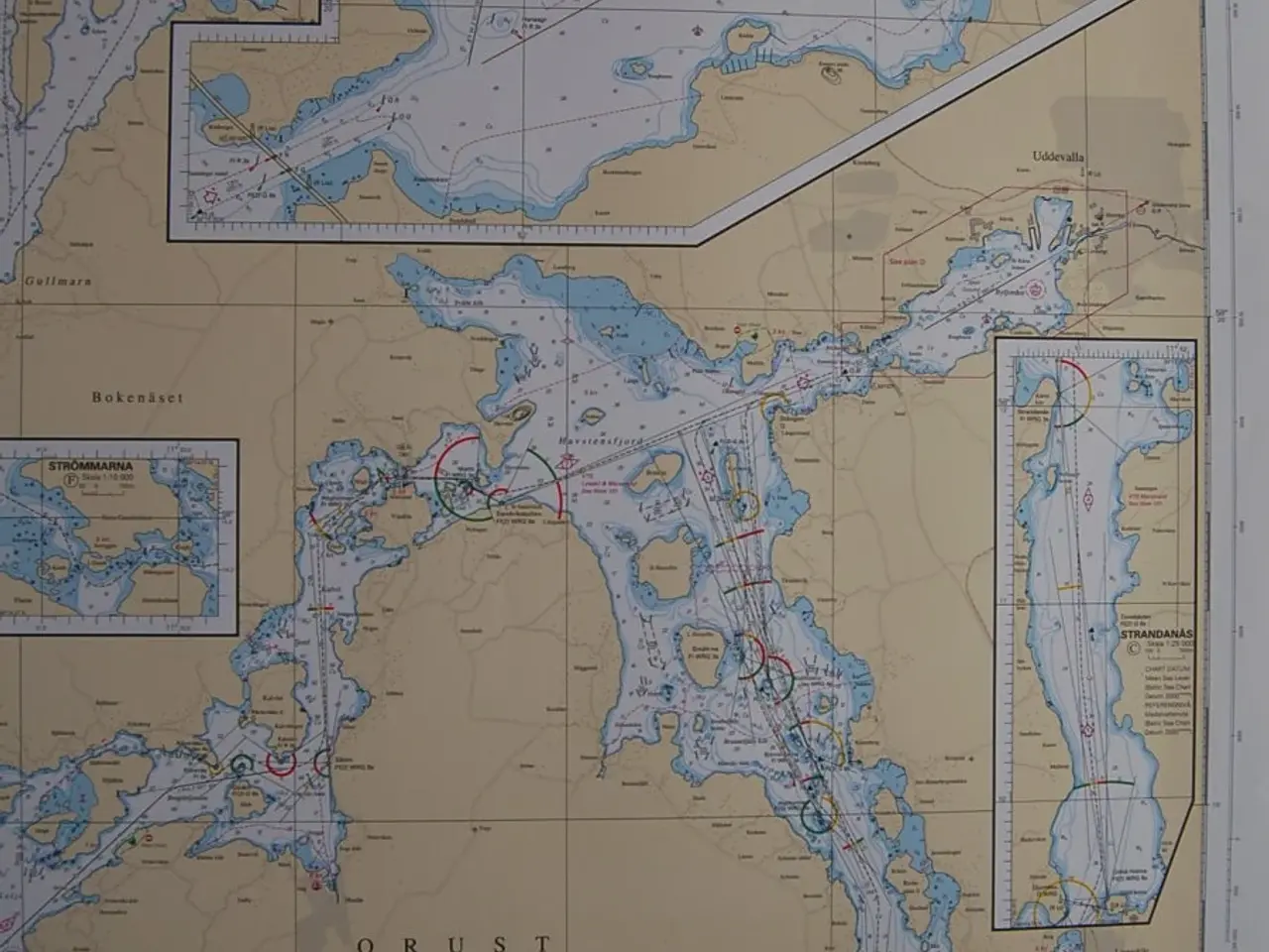 Billede 3 - Svensk Søkort 933 Hunnebo Strand-Uddevalla-Gullhol