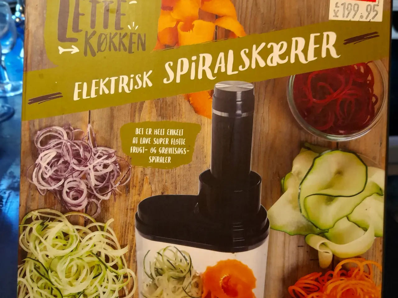 Billede 1 - El Spiralgrønsagsskærer til dekorative finesser