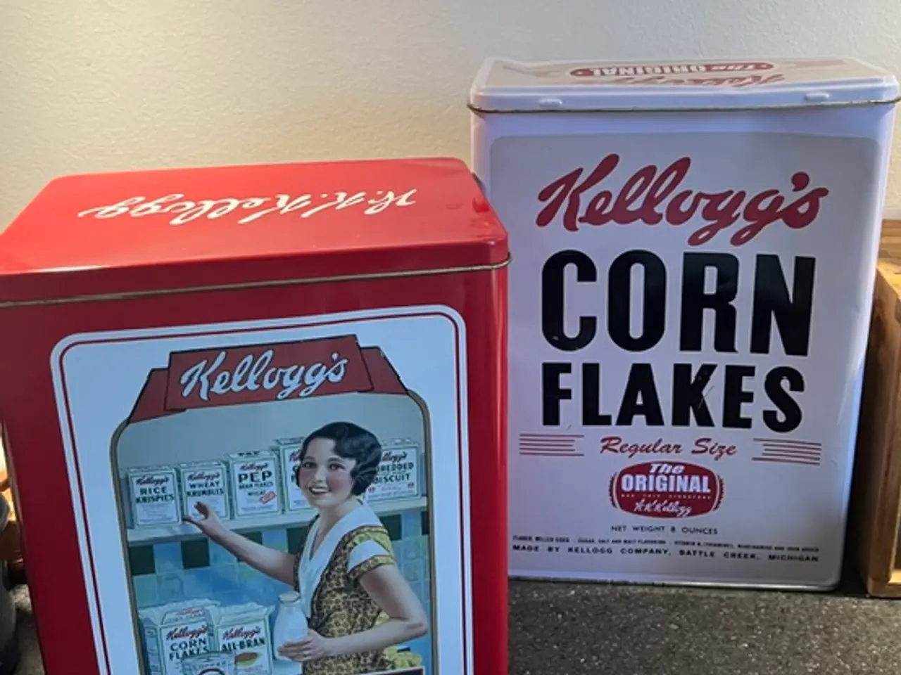 Billede 2 - 2 retro Kellogg's dåser med flot patina