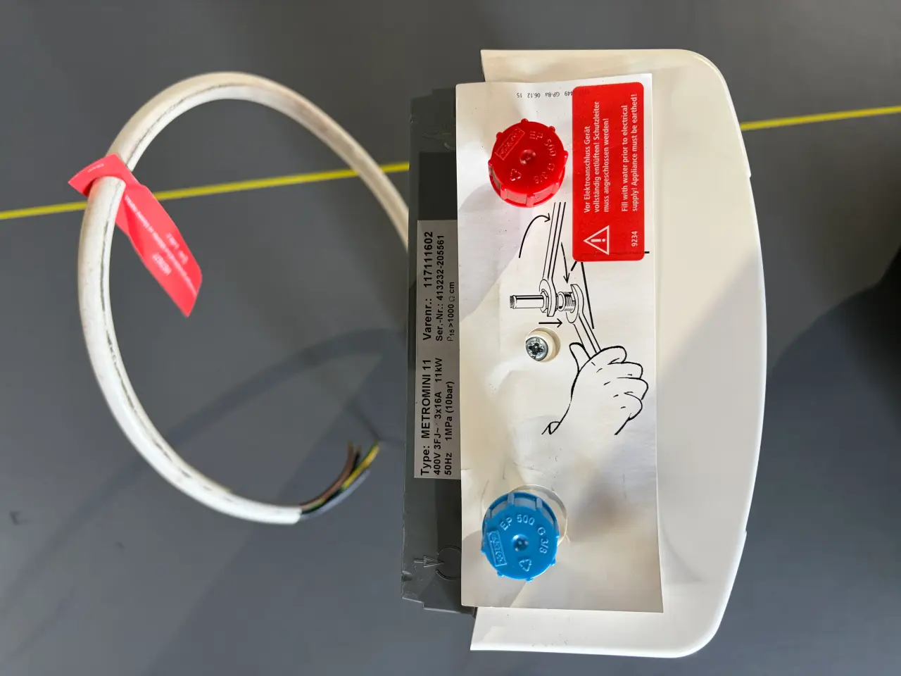 Billede 3 - Metro Therm METROMINI 11 gennemstrømningsvandvarme