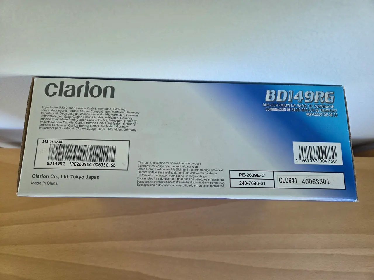 Billede 3 - Clarion BD149RG bilradio med CD-afspiller