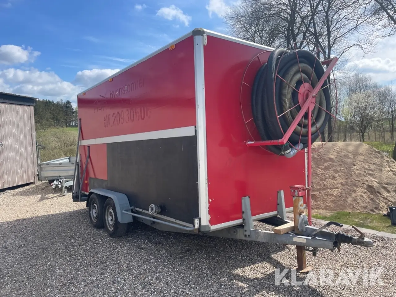 Billede 3 - Cargo trailer Variant med isoleringsmaskine