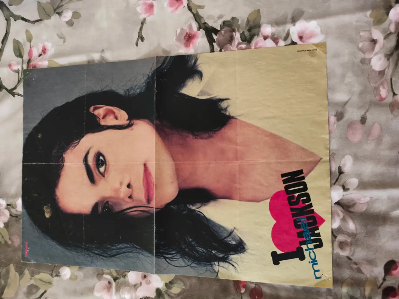 Billede 1 - Ældre plakat med Michael Jackson 