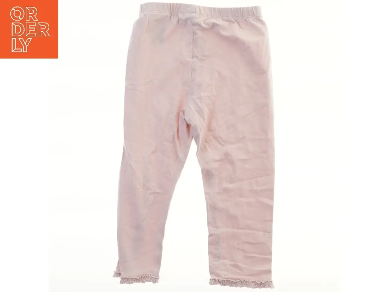 Billede 2 - Lyserøde bukser med flæser fra H&M (str. 128)