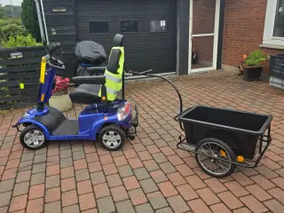 LB 500 Elscooter 4 hjulet med trailer