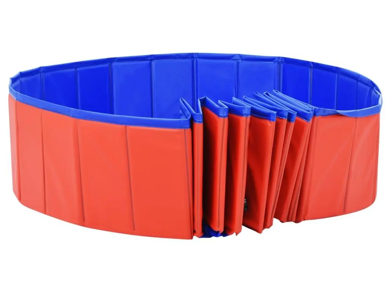 Billede 7 - Foldbart hundebassin 300 × 40 cm - PVC, rød