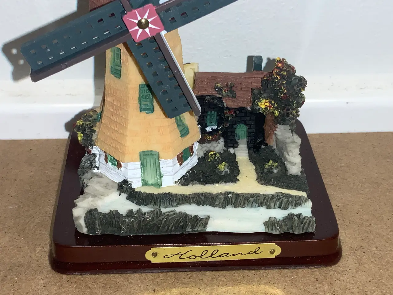 Billede 2 - Hollandsk miniature landskabsvindmølle 12 cm.