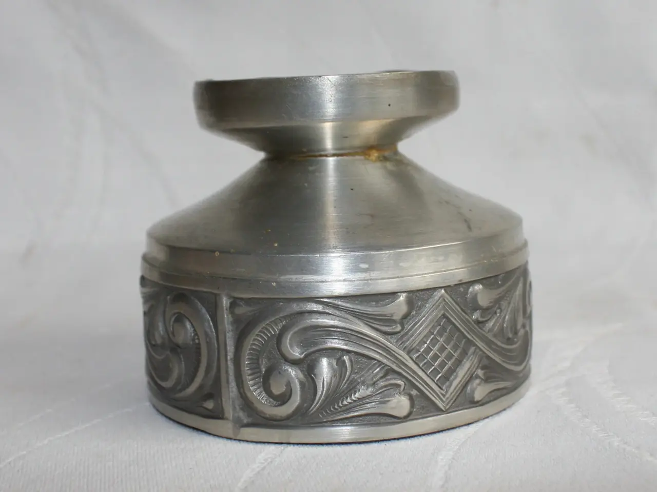 Billede 1 - Lysestage af tin