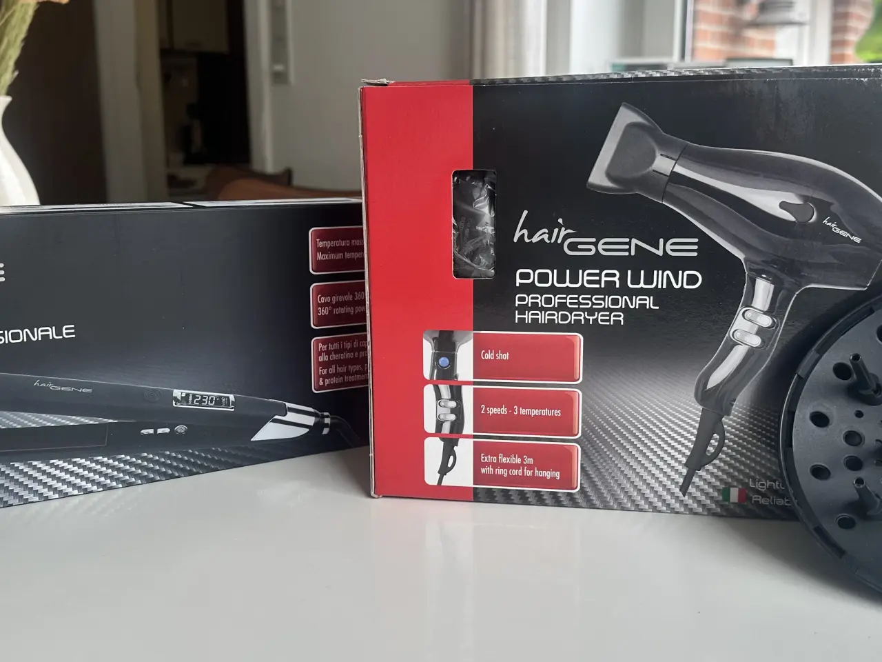 Billede 1 - HairGENE professionel føntørre og stylingjern