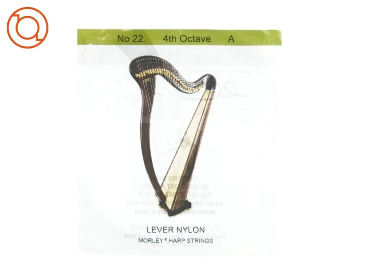 Billede 1 - Harpe streng fra Morley (str. 13 x 14 cm)