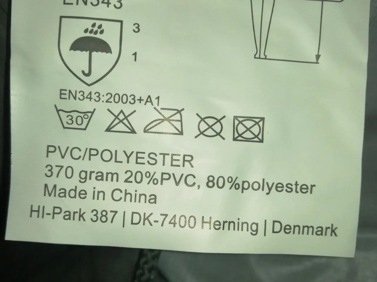 Billede 5 - NY Ocean Regnoverall, vandtæt PVC/Polyester Grøn,L