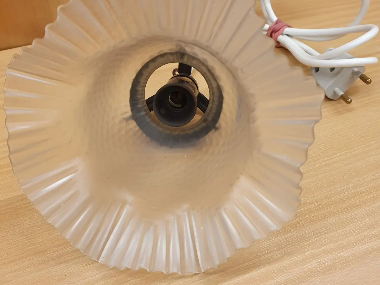 Billede 6 - Gl Antik bord lampe/ gl hænge lampe 