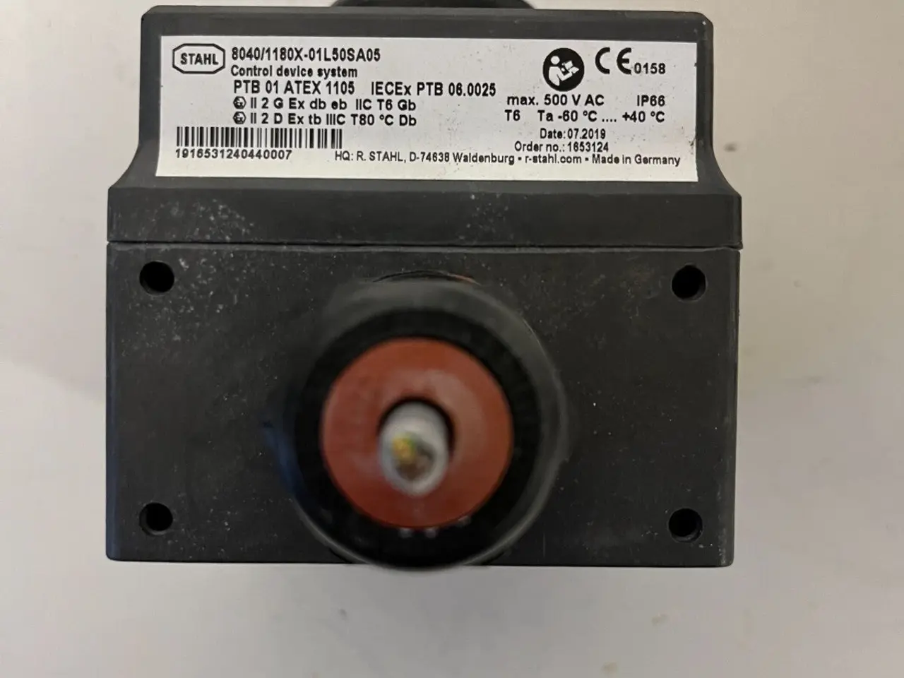 Billede 2 - 3x STAHL 8040/1180X-01L50SA05 Push Button Switches