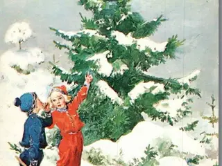 Mathisen, Axel  - Julekort - Brugt