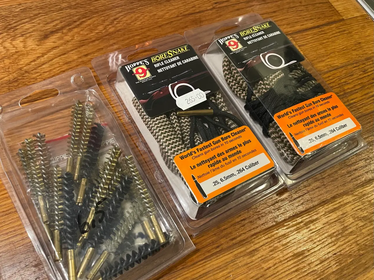 Billede 1 - Boresnake + rensegrej 6,5x55, .25 og 264
