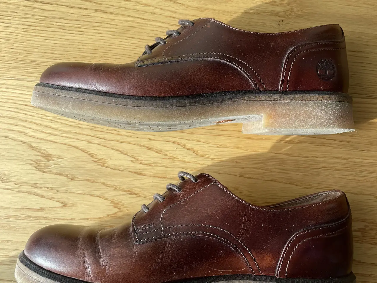 Billede 2 - Timberland brune lædersko