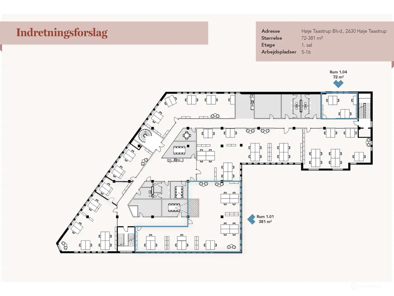 Billede 12 - Nyt kontorhotel centralt i Høje Taastrup