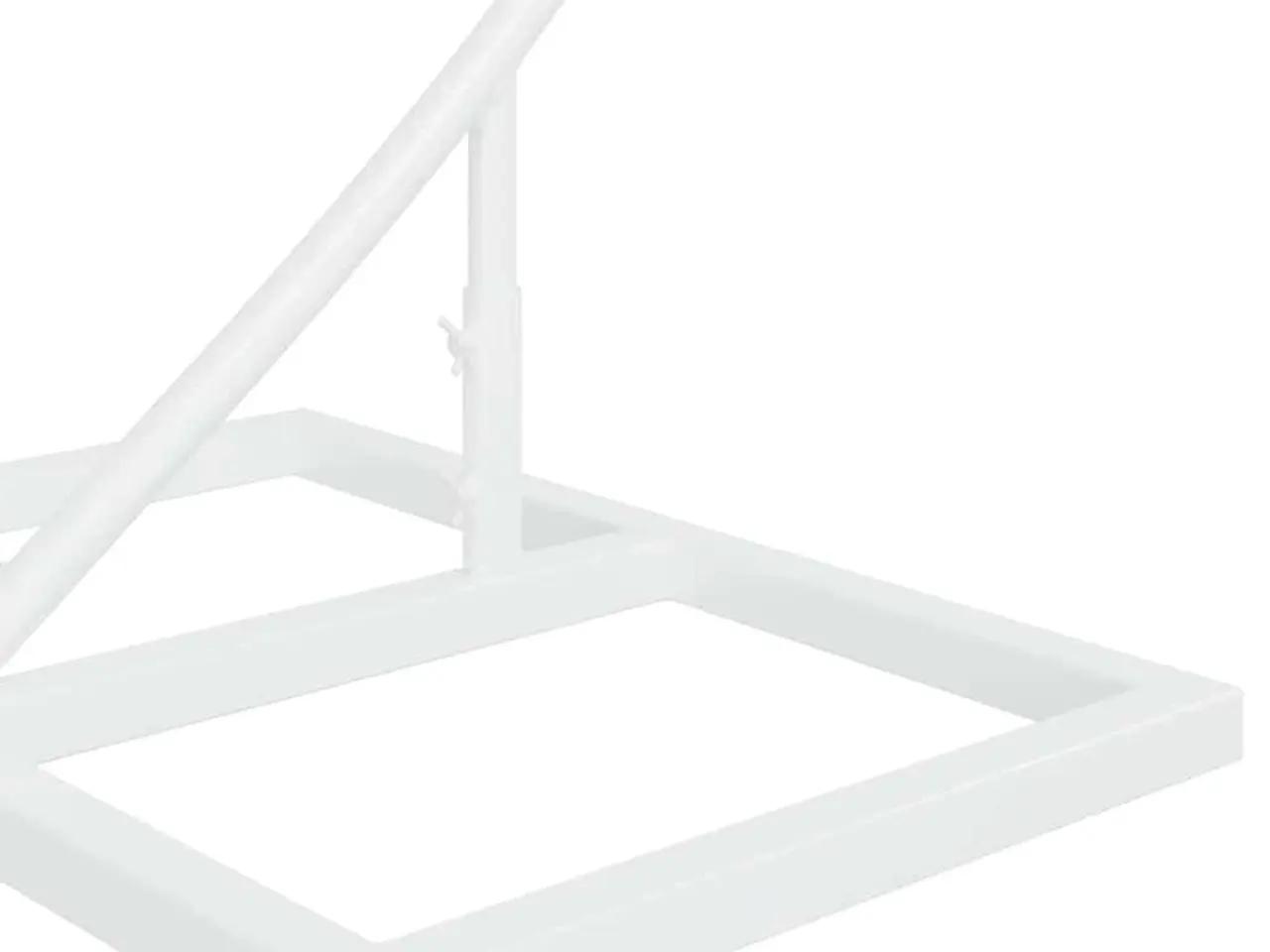 Billede 7 - Bryllupsbue - hvid rund stålbue 220 × 45 × 200 cm
