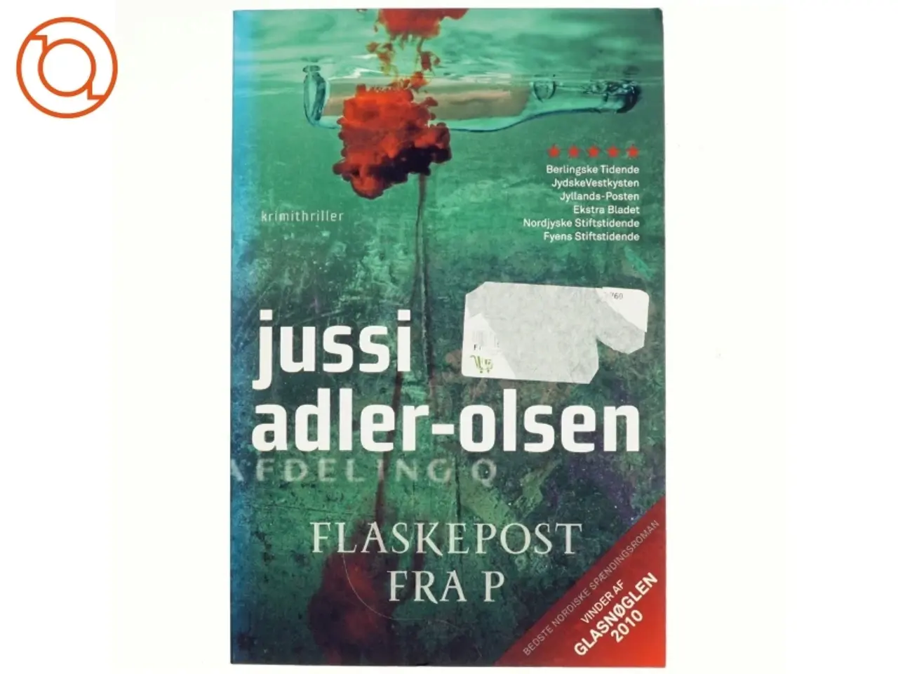 Billede 1 - Flaskepost fra P af Jussi Adler-Olsen (Bog)