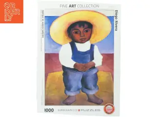 Puslespil med kunstmotiv af Diego Rivera (str. 1000 brikker)