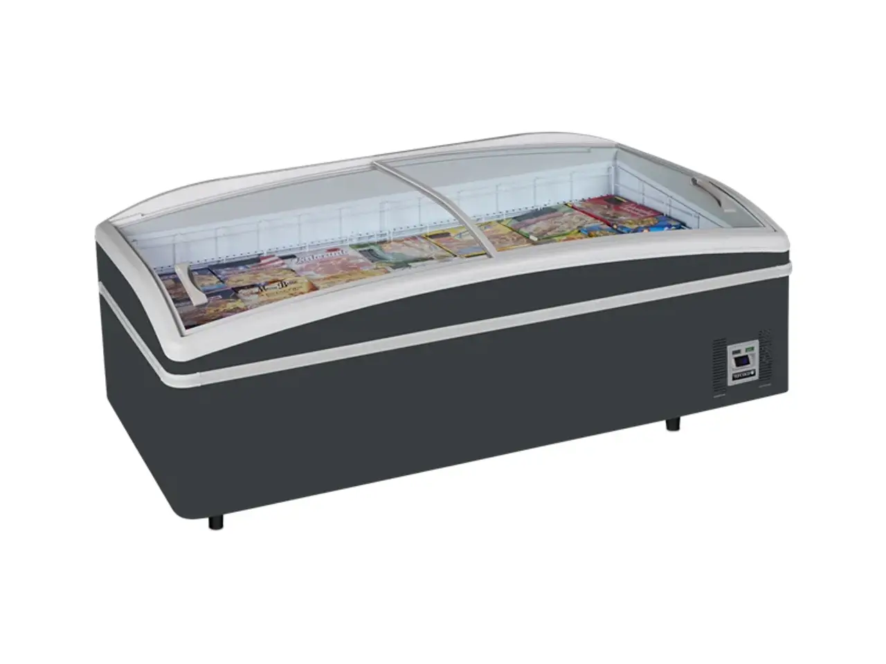 Billede 1 - Tefcold – supermarkedskøler med buede glaslåger