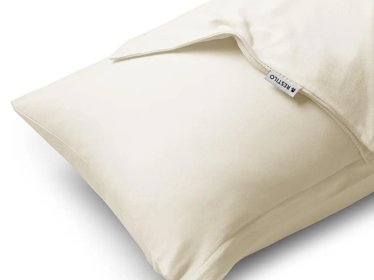 Billede 4 - Pudebetræk jersey 40x145 - DecoKing AMBER, creme