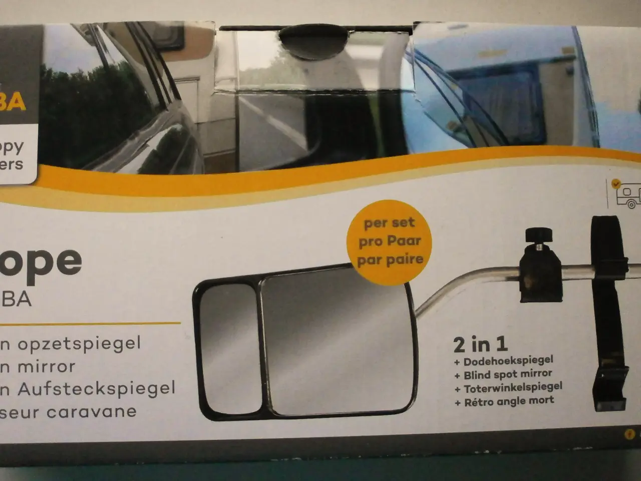 Billede 1 - Perfekt Gave - NYT Spejl-sæt til campingvogn
