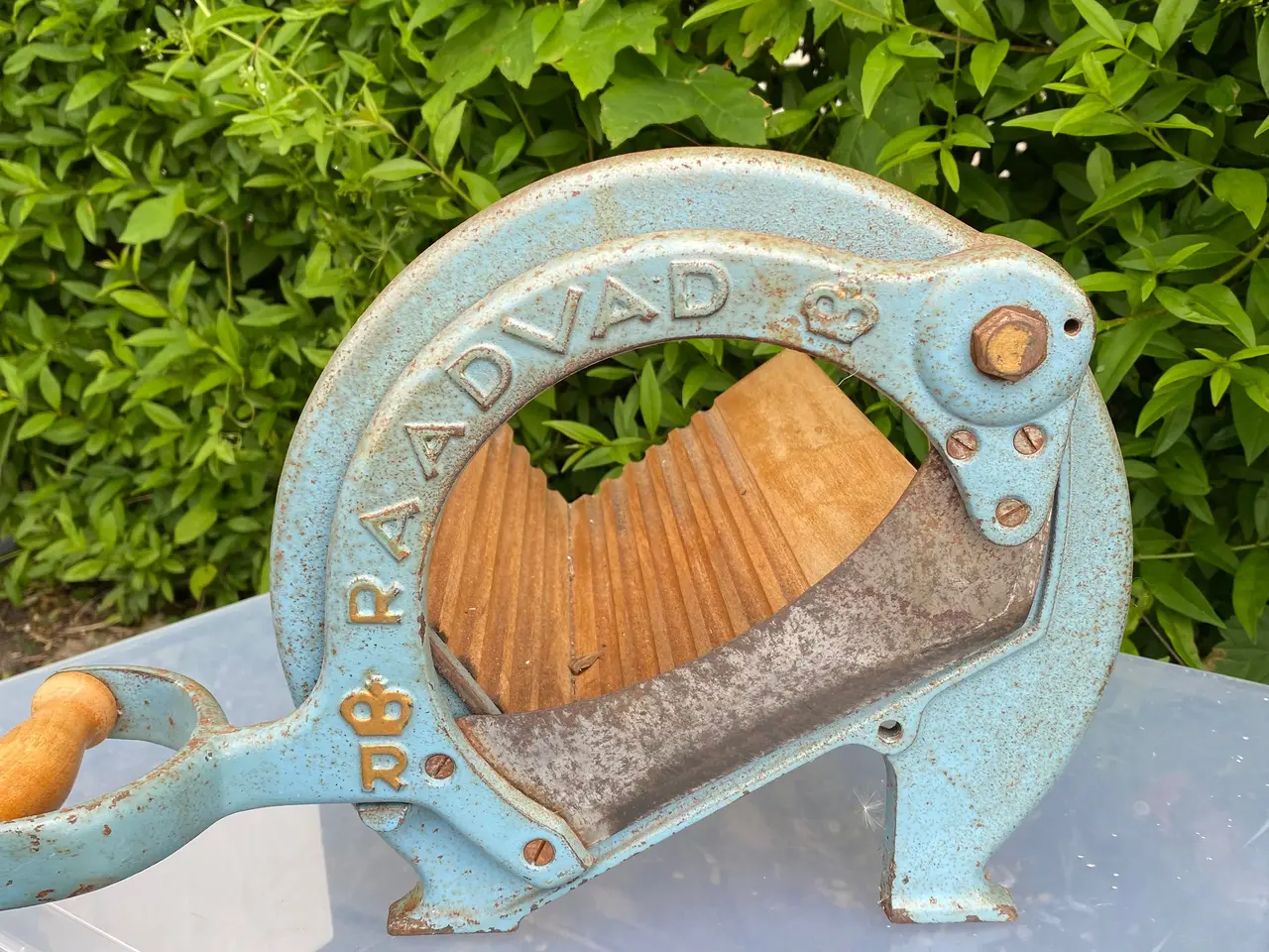 Billede 2 - Original retro Raadvad brødskærer (Model 294) 