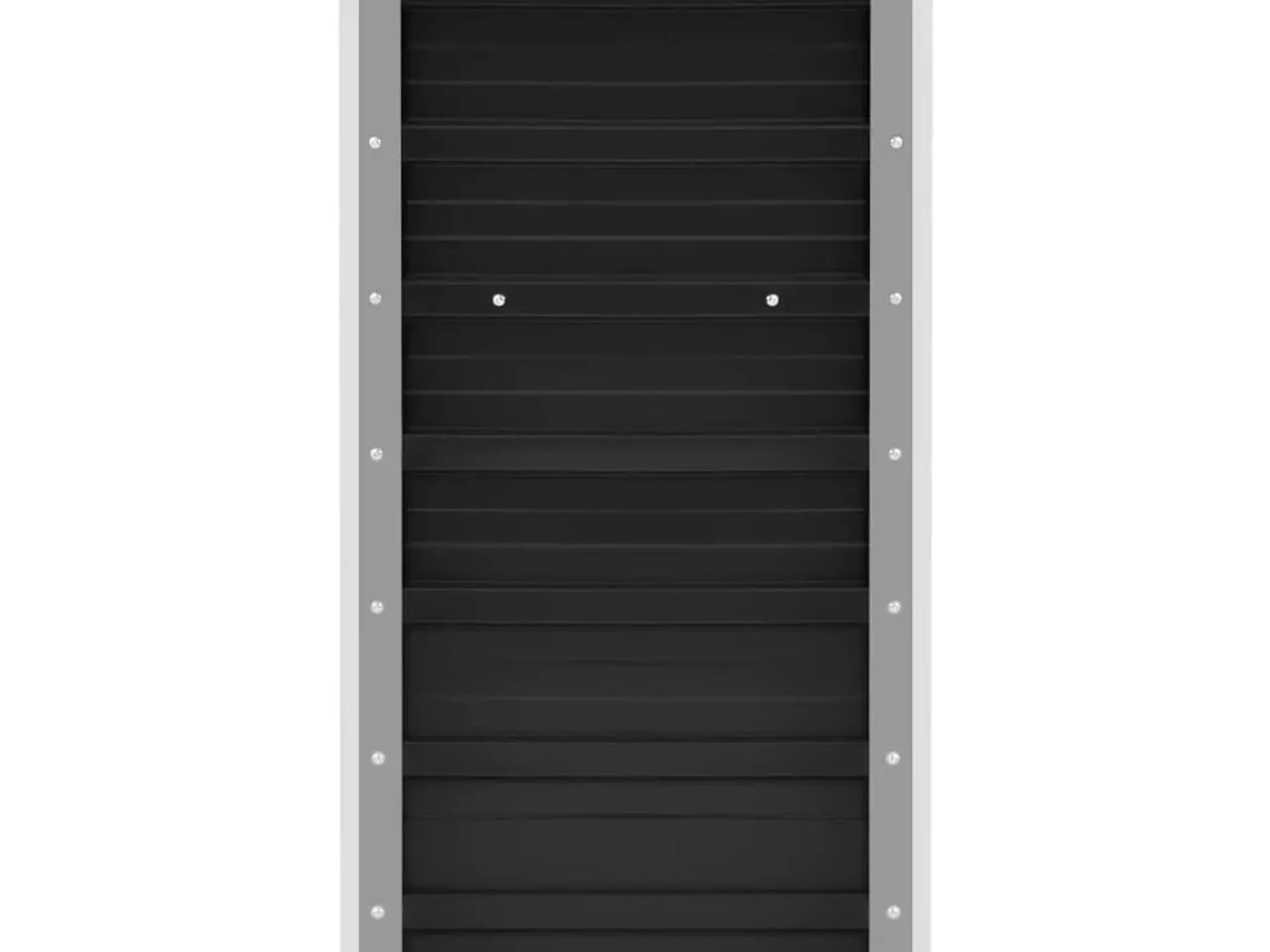 Billede 3 - Hævet plantekasse 100 × 40 × 77 cm - galvaniseret stål, antracitgrå