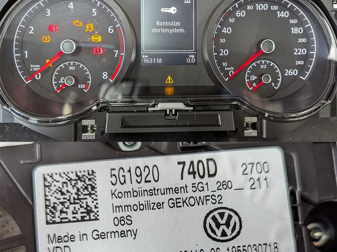 Billede 1 - Golf 7 - instrument / speedometer reparation