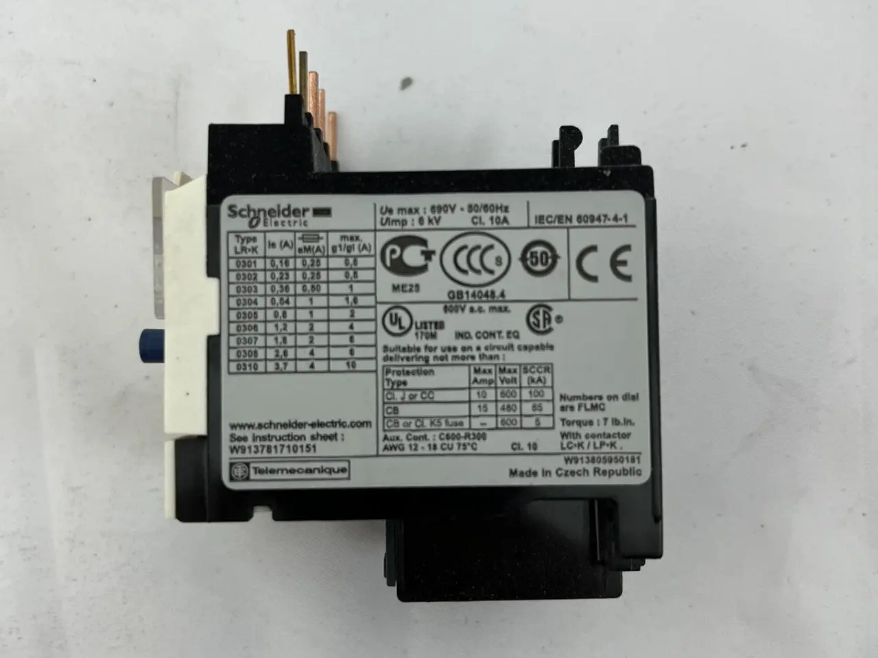 Billede 4 - Schneider Electric LR2K0304 TeSys Thermal Overload