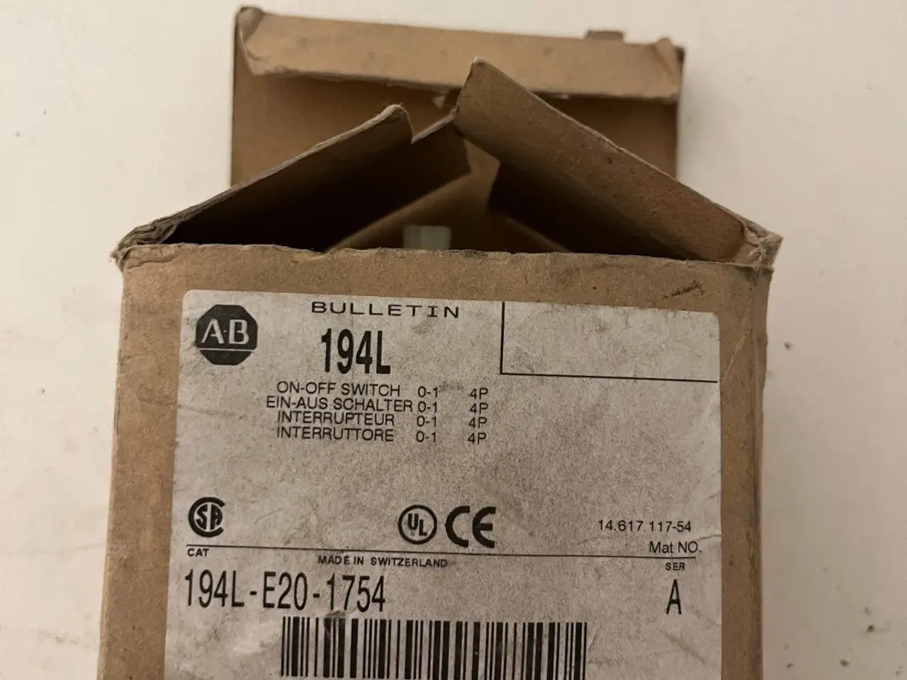 Billede 4 - Allen-Bradley 194L-E20-1754 Load kontakt, 20A