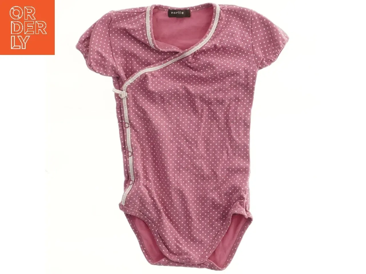 Billede 1 - Kortærmet bodystocking med prikker fra Norlie (str. 86)