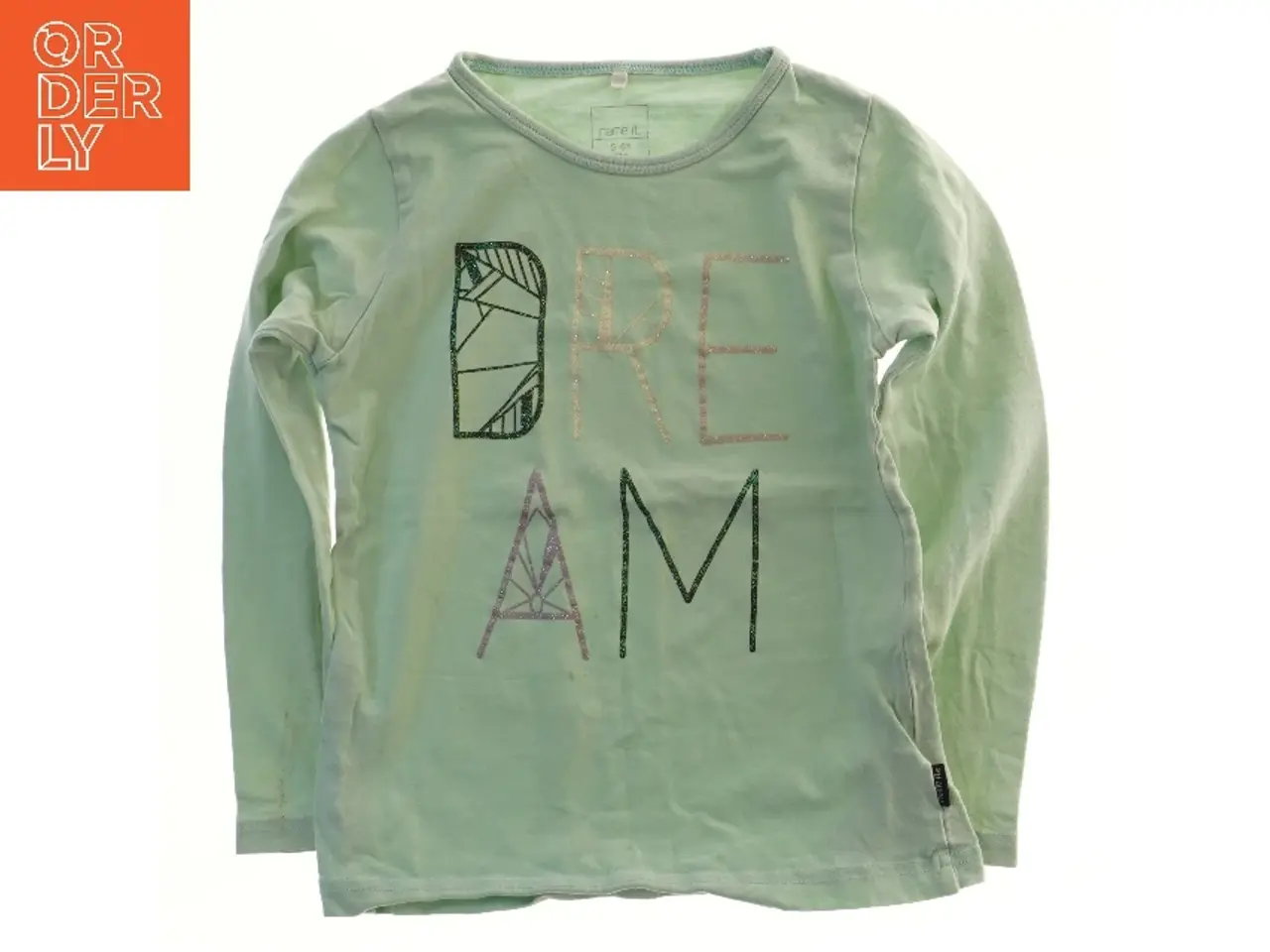 Billede 1 - Langærmet T-shirt med tekst fra Name It (str. 116)