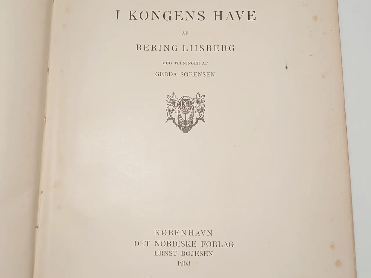 Billede 2 - Bering Liisberg: Eventyr i Kongens Have. År 1903