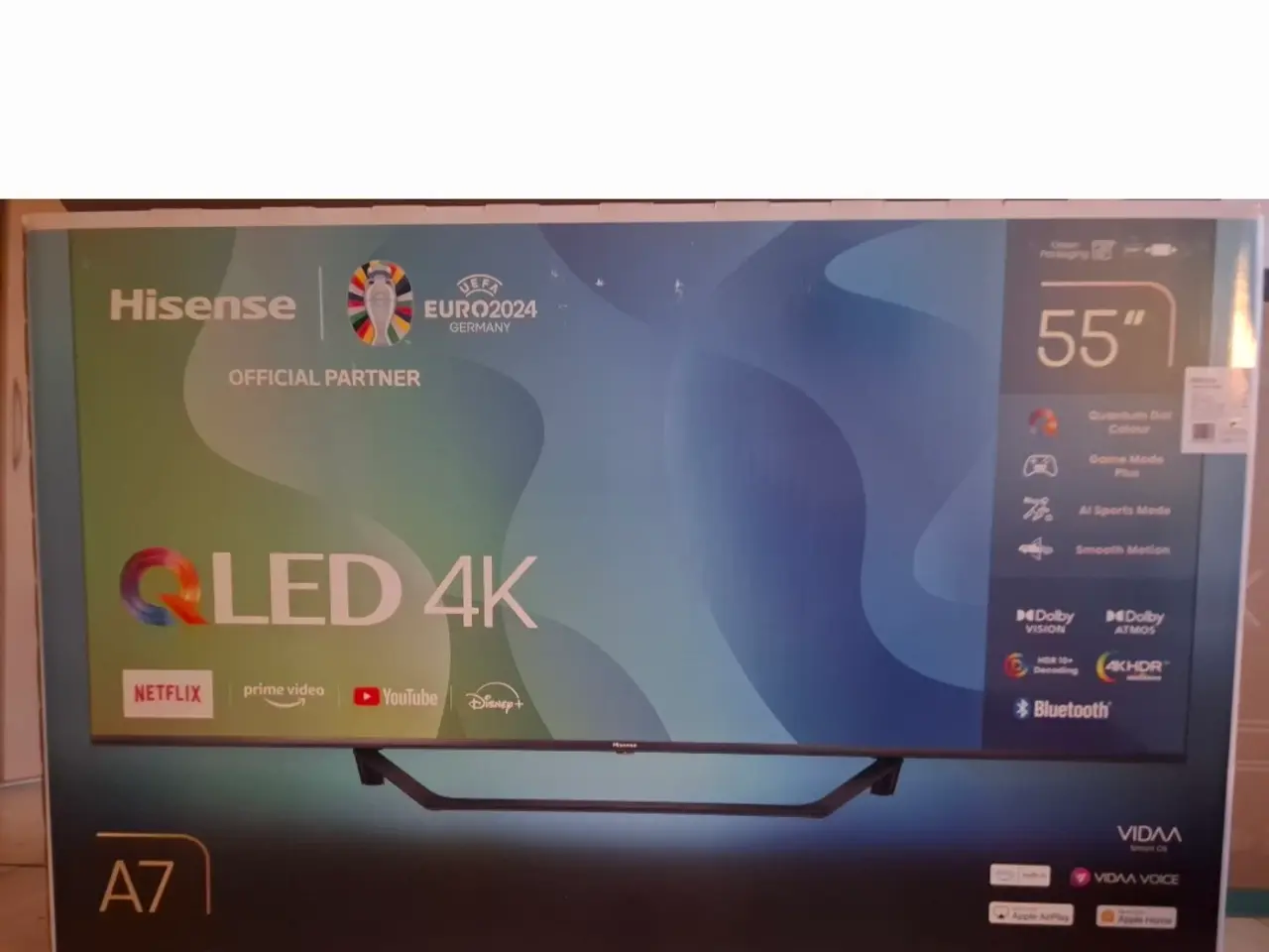 Billede 1 - Hisense 55A7KQ, 55" QLED TV, 