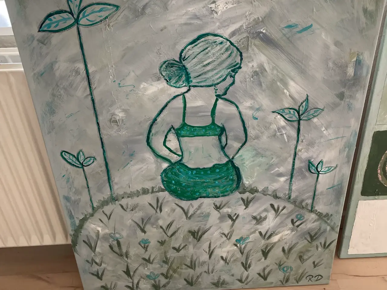 Billede 1 - Acrylmaleri 70x90 cm