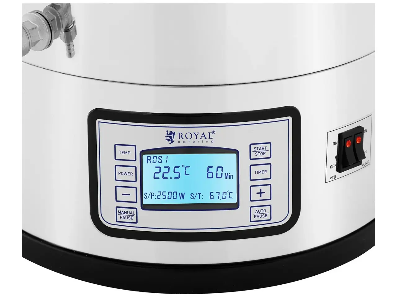 Billede 6 - Ølbrygning-udstyr – 30 l – 2.500 W – rustfrit stål