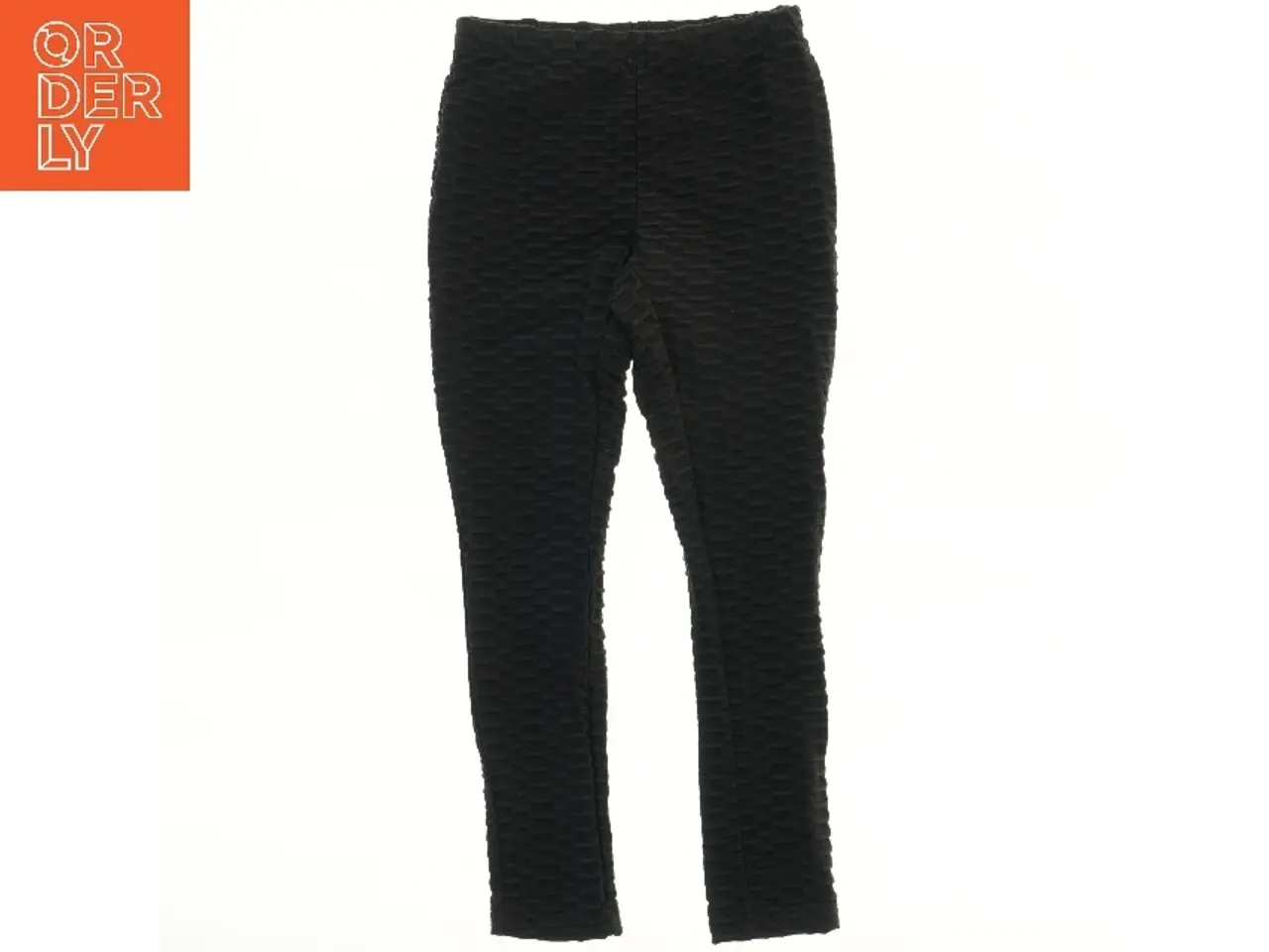 Billede 1 - Sort leggings med tekstur fra Name It (str. 116)
