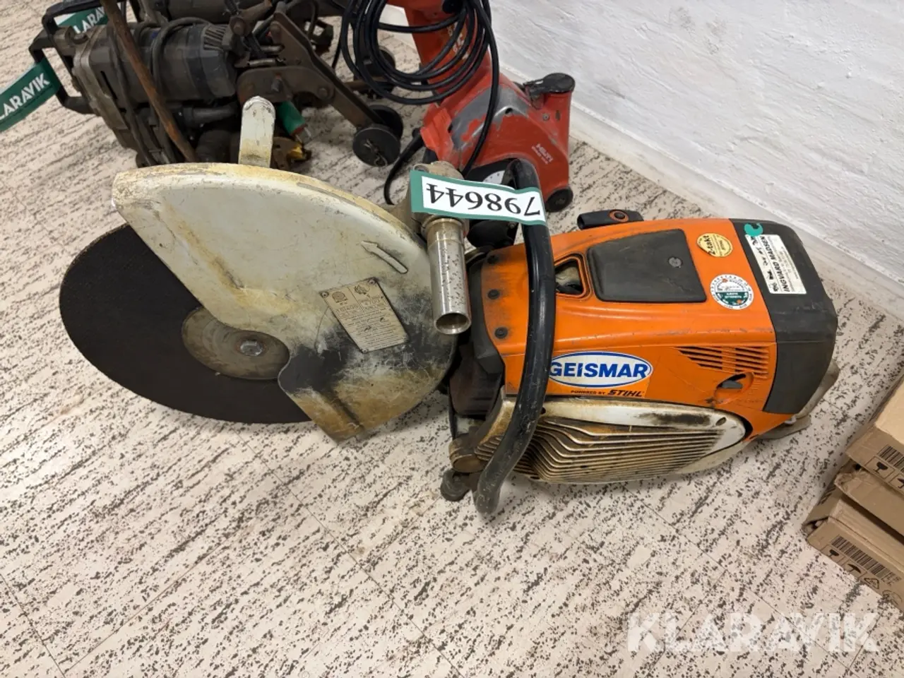 Billede 3 - Kapsav Stihl TS 800 inkl. skæreskiver