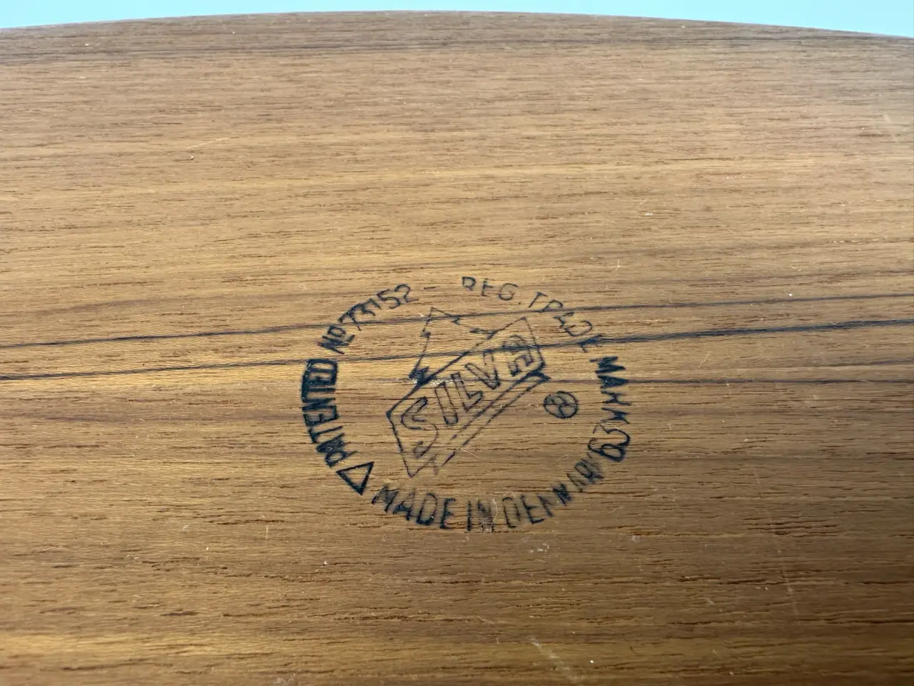 Billede 8 - Vintage serveringsbakke / bakke i teak (SILVA)