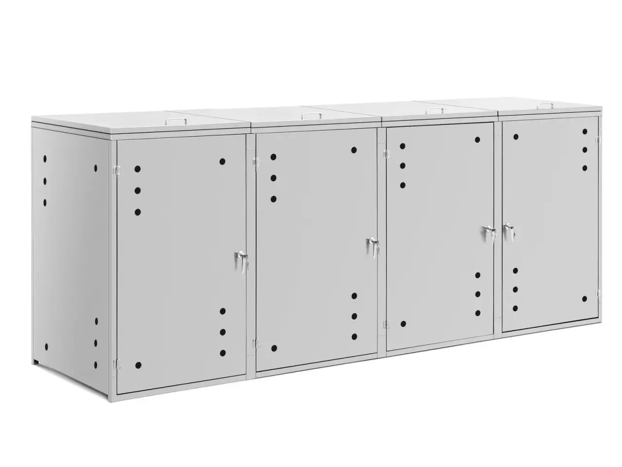 Billede 1 - Skraldespandsskjuler – 4 x 240 l