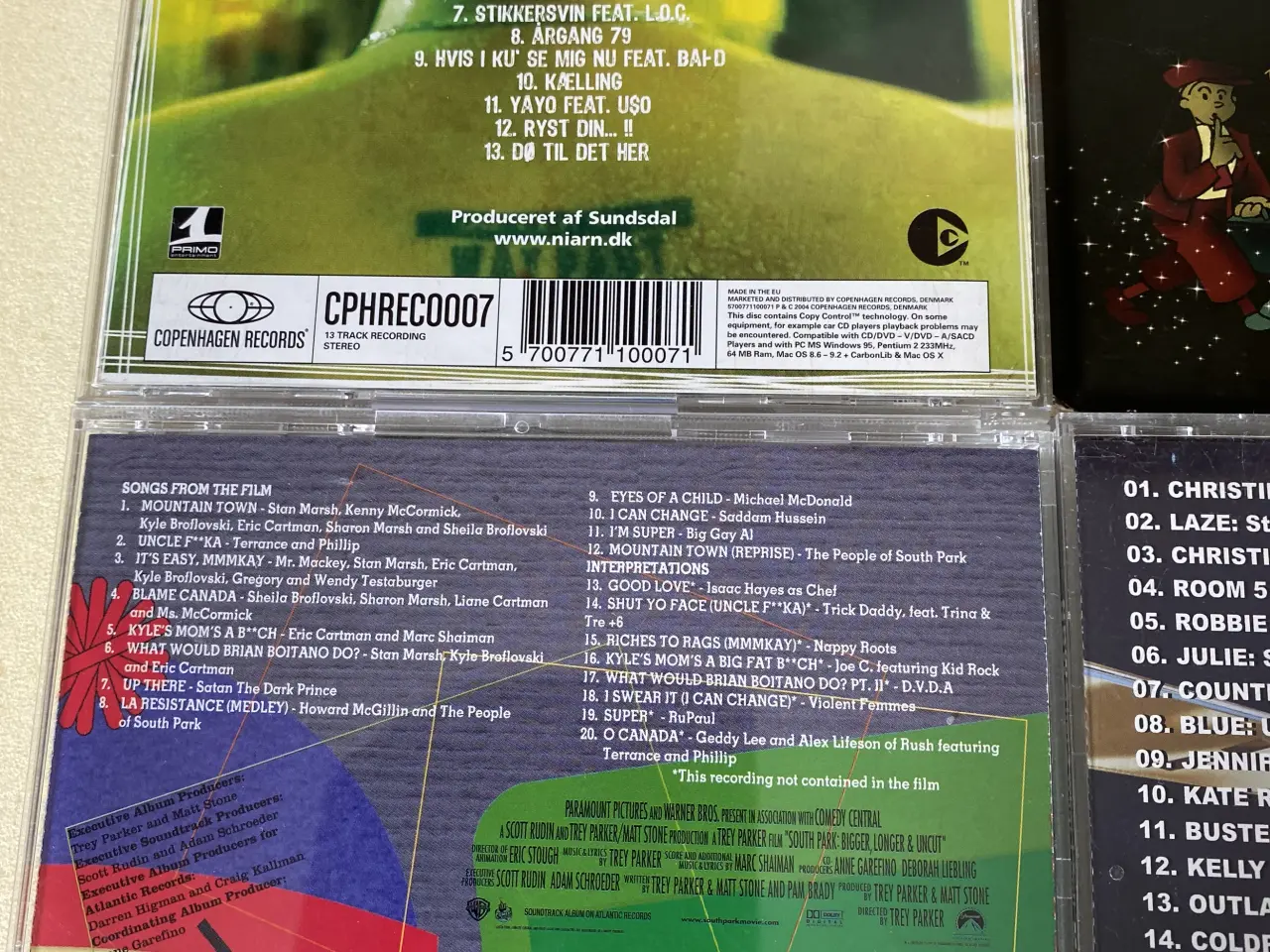 Billede 6 - CD Niran, South Park,Stomped, Kim Larsen