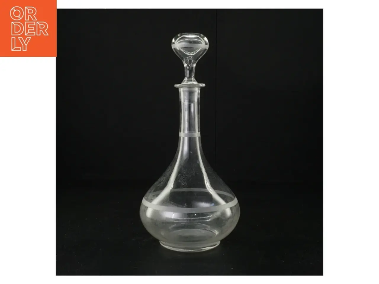 Billede 1 - Vintage Glasdekantér (str. 27 x 13 cm)