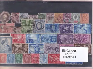 England - 37 Stk. - Stemplet