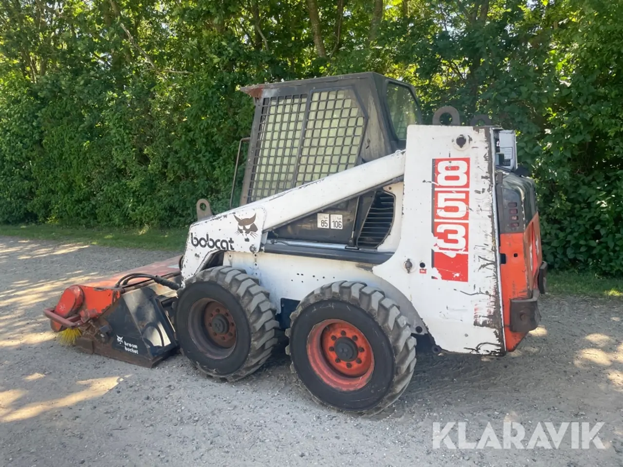 Billede 3 - Minilæsser Bobcat 853 med tilbehør