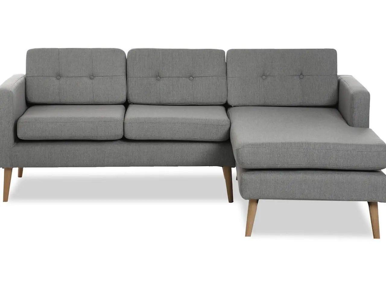 Billede 1 - Novelty chaiselongsofa højrevendt - lysegrå Inari 91