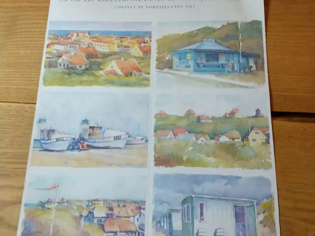 Billede 1 - 6 postkort fra Nordjyske vestkyst
