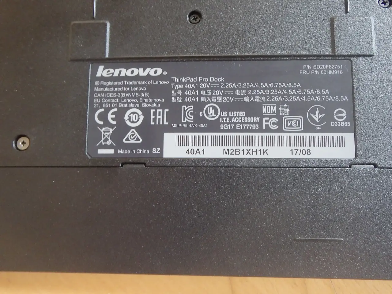 Billede 7 - Lenovo ThinkPad Pro Dock